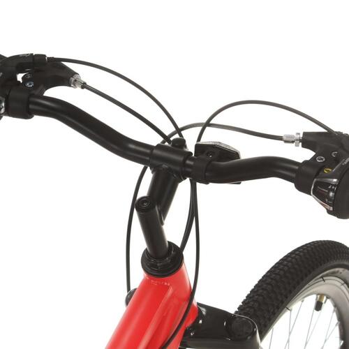 Mountainbike 21 gear 27,5 tommer hjul 38 cm rød