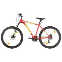 Mountainbike 21 gear 27,5 tommer hjul 42 cm rød