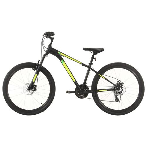 Mountainbike 21 gear 27,5 tommer hjul 38 cm sort