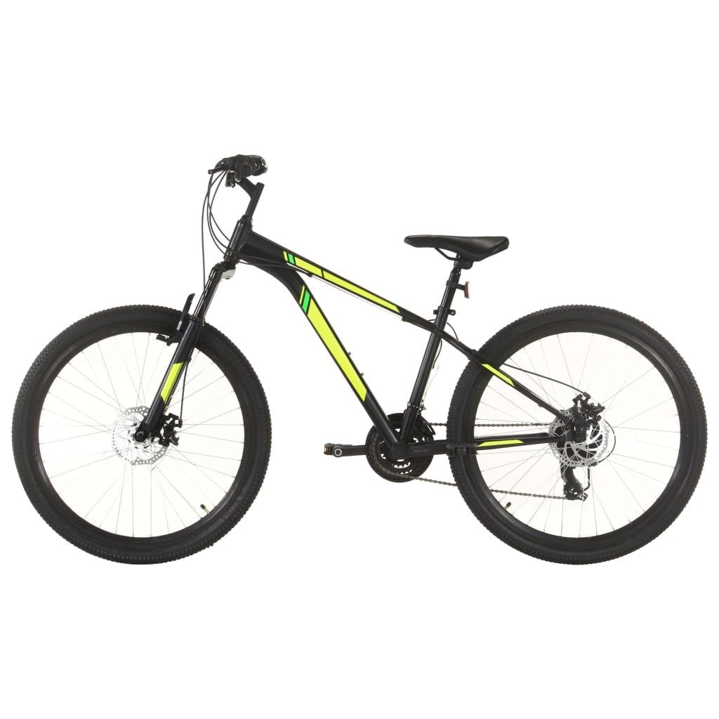 Mountainbike 21 gear 27,5 tommer hjul 38 cm sort