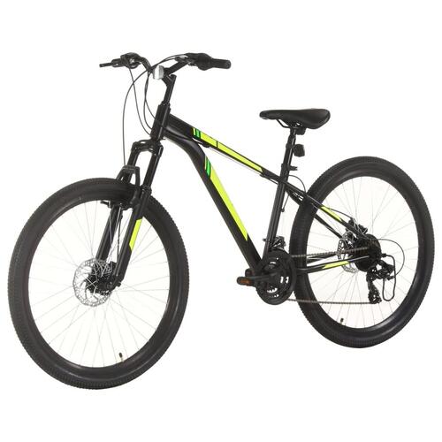 Mountainbike 21 gear 27,5 tommer hjul 38 cm sort