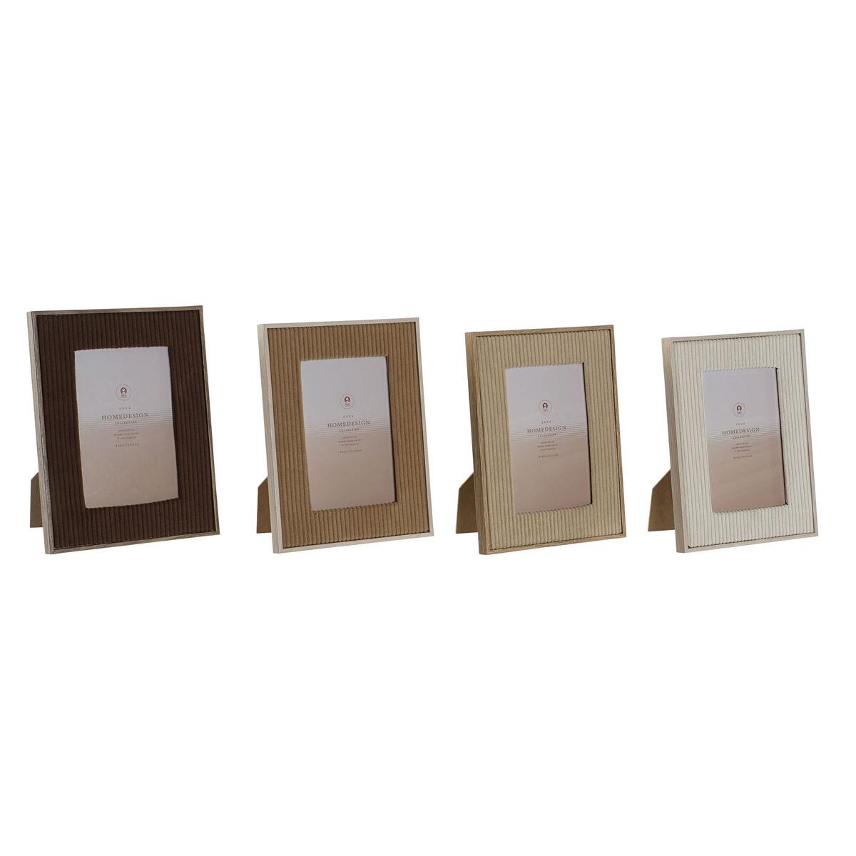 Fotoramme sæt 10×15 cm - , hvid/brun/beige, moderne (4 stk.) billede