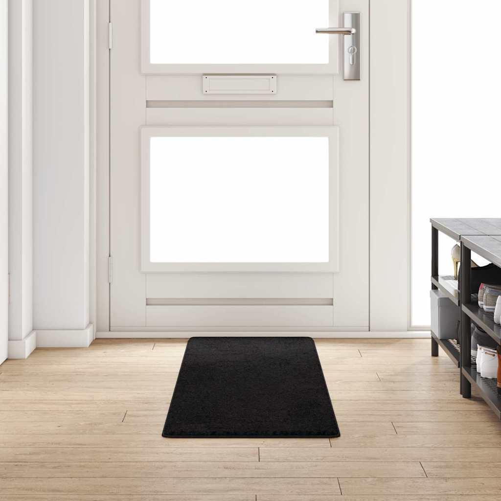 Tæppe Runner Sort 50 x 200 cm 100% Polypropylen Tuft billede