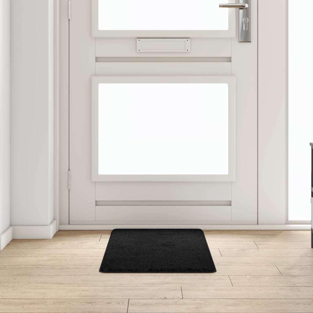 Tæppe Runner Sort 50 x 100 cm 100% Polypropylen Tuft billede