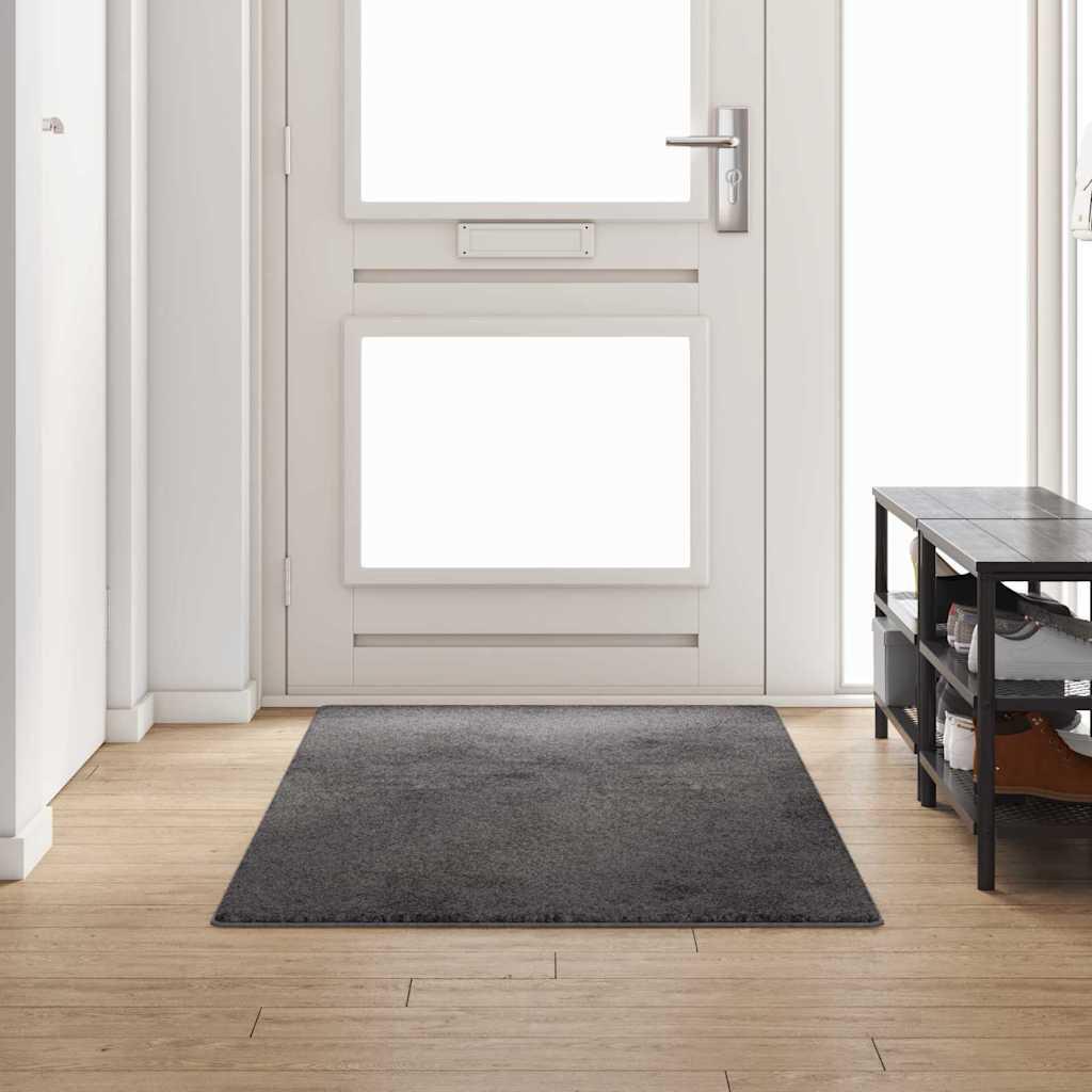 Tæppe Runner Grå 100 x 250 cm 100% Polypropylen Tuft billede