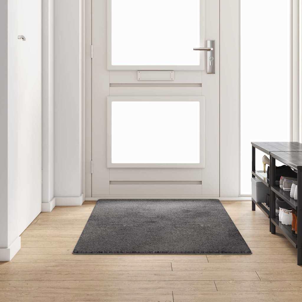 Tæppe Runner Grå 100 x 200 cm 100% Polypropylen Tuft billede