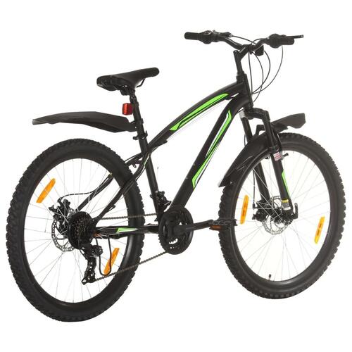 Mountainbike 21 gear 26 tommer hjul 42 cm sort