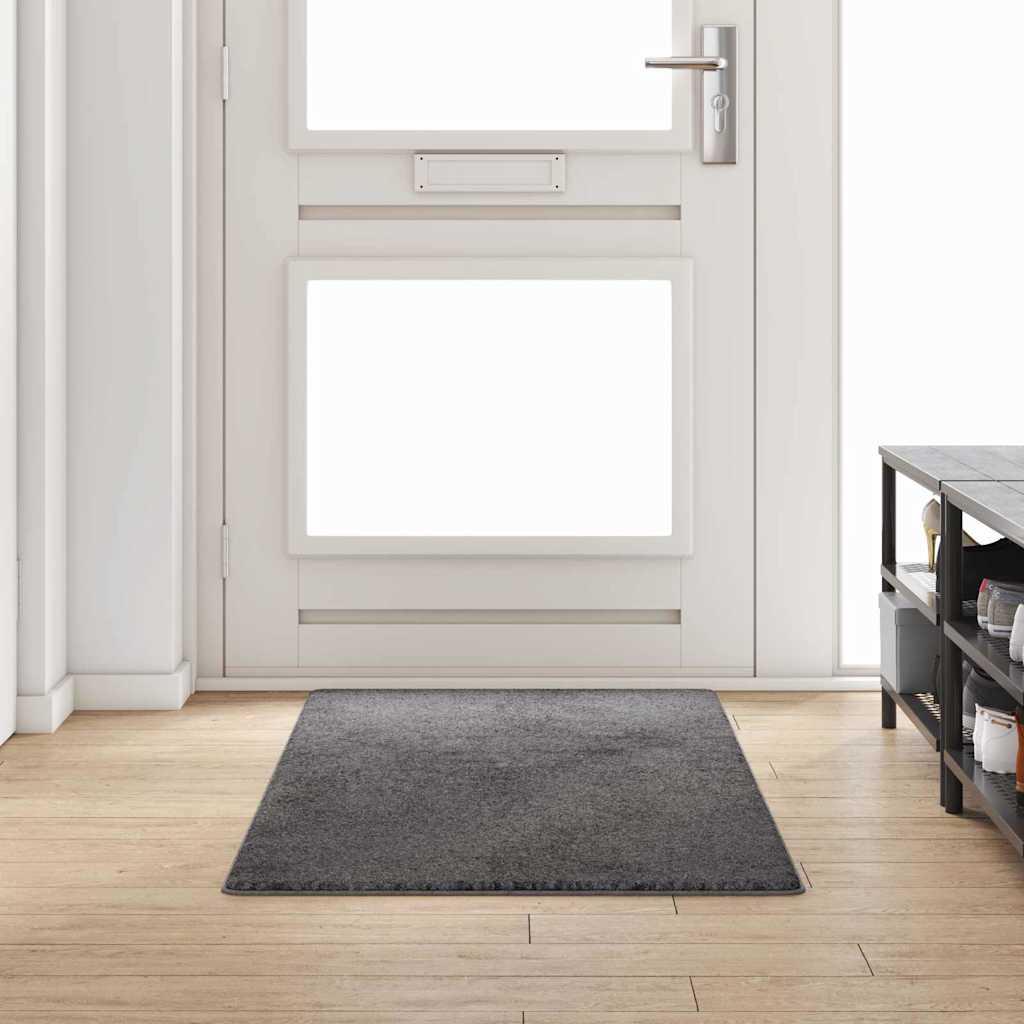 Tæppe Runner Grå 80 x 200 cm 100% Polypropylen Tuft billede