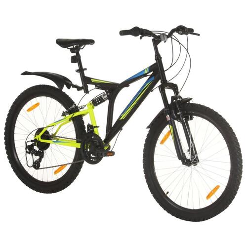 Mountainbike 21 gear 26 tommer hjul 49 cm sort