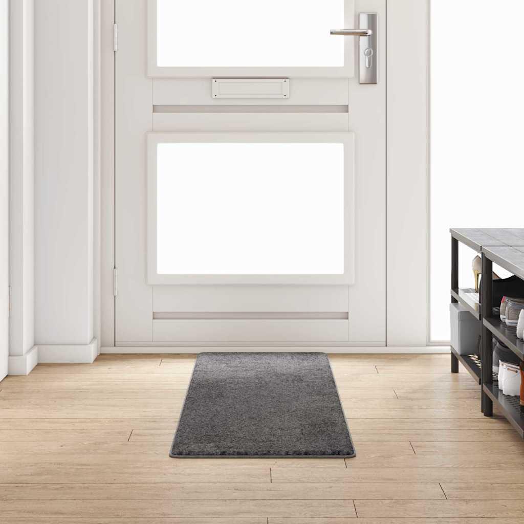 Tæppe Runner Grå 50 x 200 cm 100% Polypropylen Tuft billede