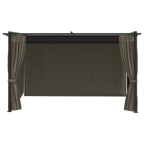 Pavillon 4x3 m gråbrun