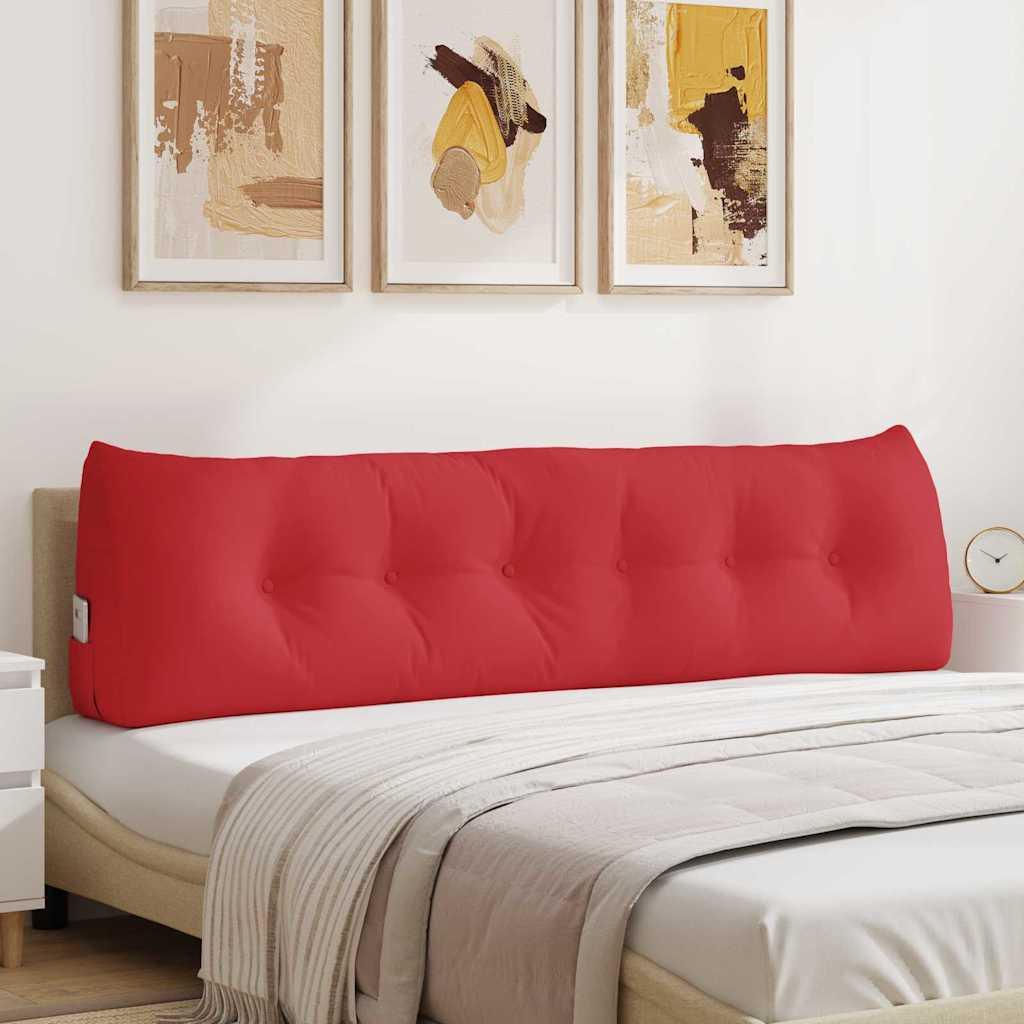 Rygpude Rød 180 x 24 x 50 cm Stof billede