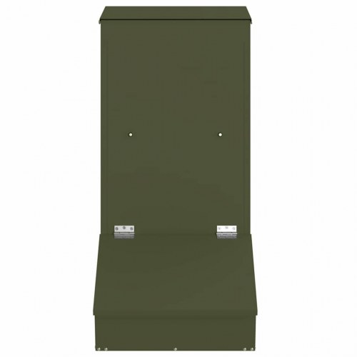 Svinefeeder Oliven grøn 55 x 51 x 91.5 cm Koldvalset Stål