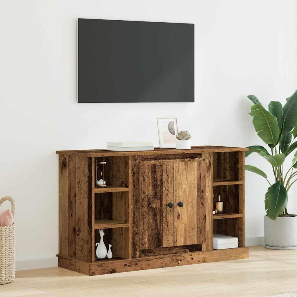 Sidebord Gammelt træ 100 x 35,5 x 60 cm Konstrueret træ billede
