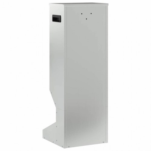 Gede-feeder Sølv 28 x 30 x 80 cm Galvaniseret stål