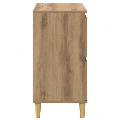 Sideboard i artisan egetræ - 60 × 35 × 70 cm, konstrueret træ