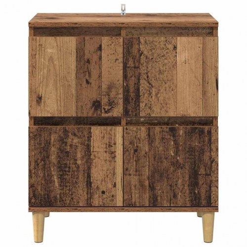 Sideboard i konstrueret træ - gammelt træ, 60 × 35 × 70 cm