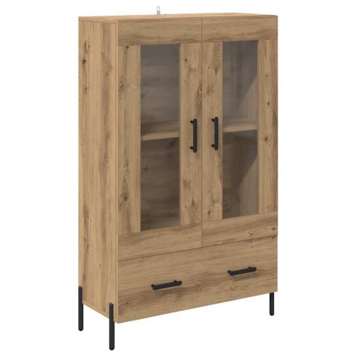 Highboard CORONA artisan egetræ - 69,5 x 31 x 115 cm