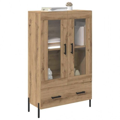 Highboard CORONA artisan egetræ - 69,5 x 31 x 115 cm