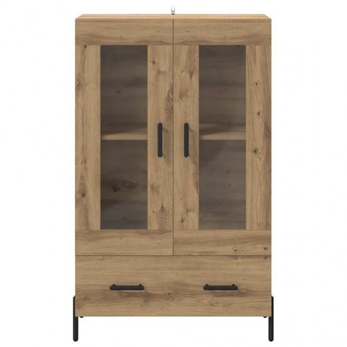 Highboard CORONA artisan egetræ - 69,5 x 31 x 115 cm