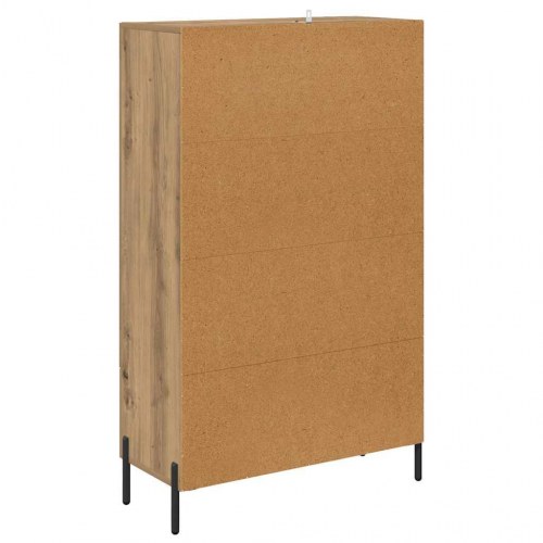 Highboard CORONA artisan egetræ - 69,5 x 31 x 115 cm