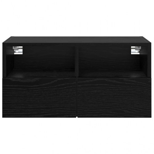 TV-vægskab 60 x 30 x 30 cm - sort eg
