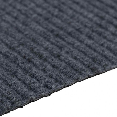 Løber tæppe i stof - grå 80 × 500 cm, skridsikker
