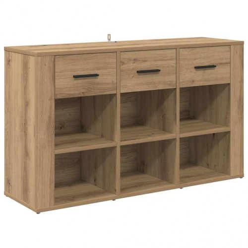 Sidebord/skænk i artisan egetræ - konstrueret træ, 100 × 30 × 59,5 cm
