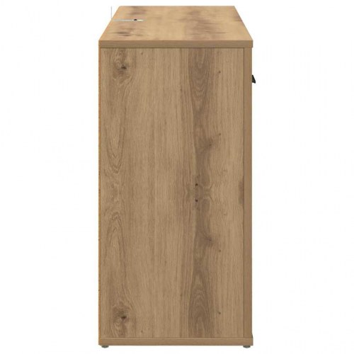 Sidebord/skænk i artisan egetræ - konstrueret træ, 100 × 30 × 59,5 cm