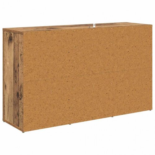 Sidebord/skænk i gammelt trælook - 100 × 30 × 59,5 cm, konstrueret træ