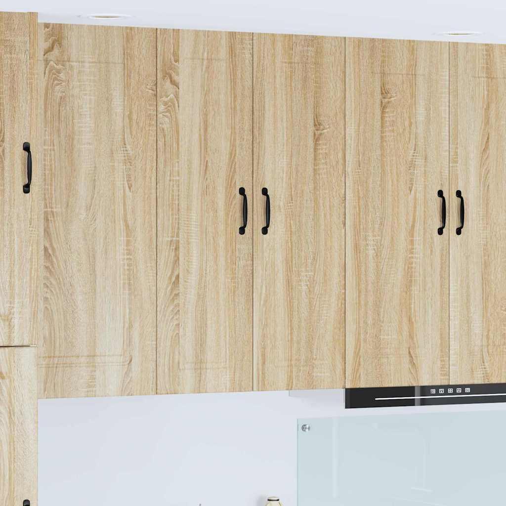 Vægskab til køkken Sonoma eg 30 x 31 x 100 cm Konstrueret træ billede