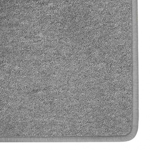Tæppeløber lysegrå 100 × 250 cm - 100 % polypropylen, skridsikker