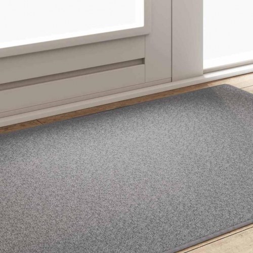 Tæppeløber lysegrå 100 × 150 cm - 100 % polypropylen, skridsikker