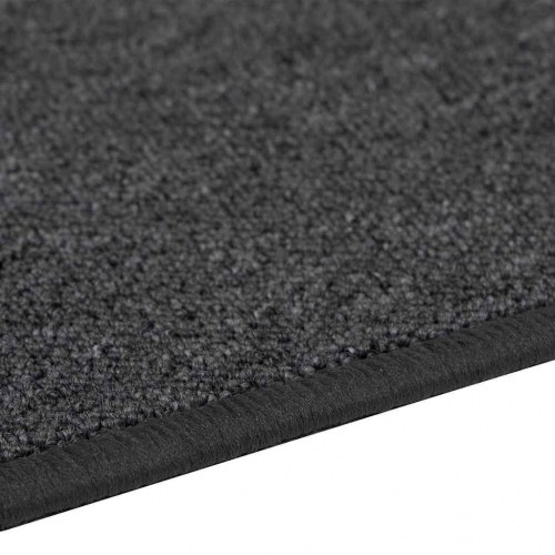 Tæppeløber mørkegrå 100 × 250 cm - 100% polypropylen, skridsikker
