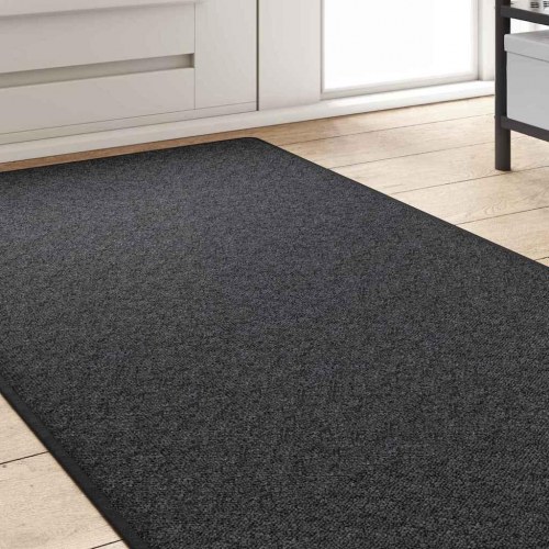 Tæppeløber - mørkegrå 80 × 500 cm i 100% polypropylen