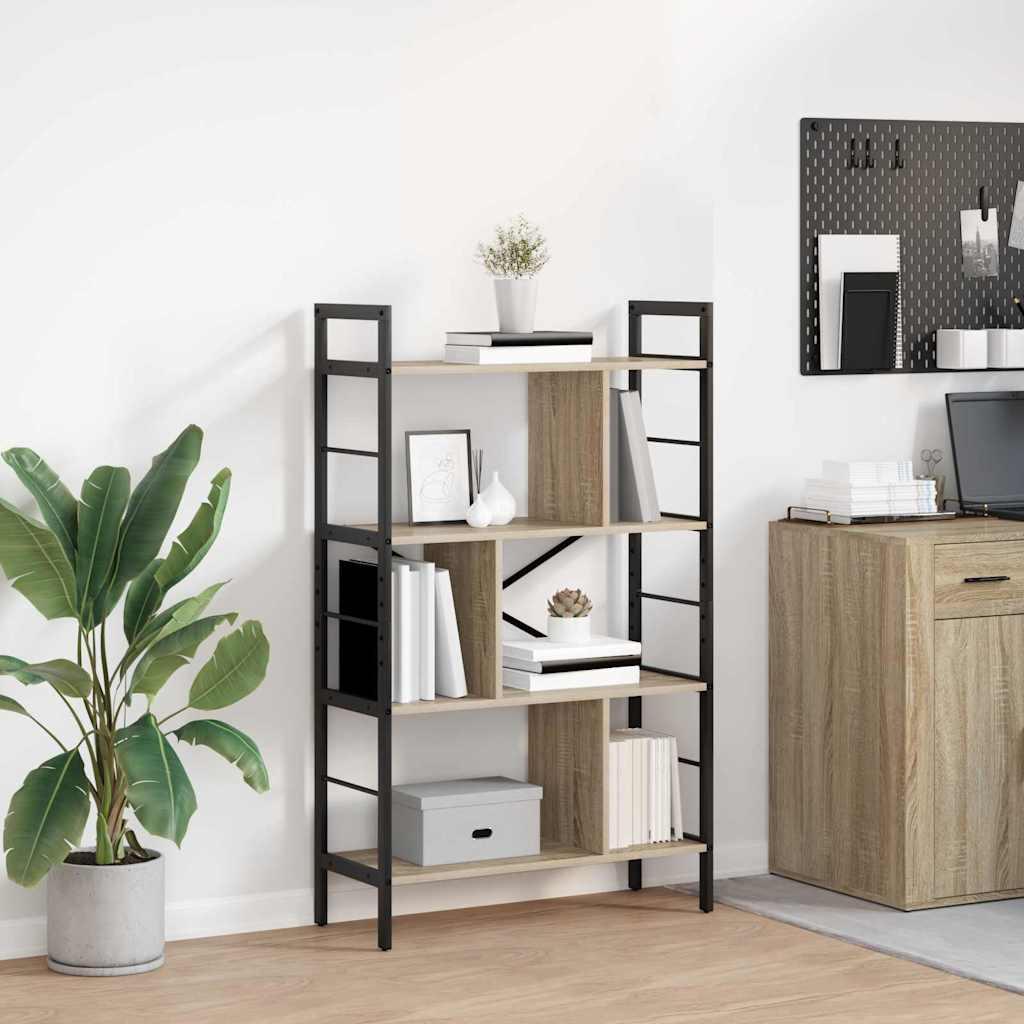 Bogreol Sonoma eg 75 x 30 x 123,5 cm Konstrueret træ billede