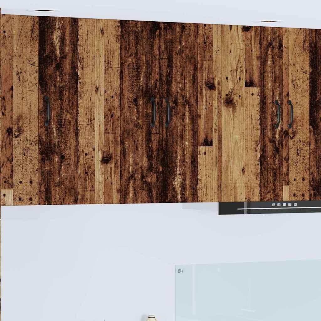 Vægskab til køkken Gammelt træ 60 x 31 x 80 cm Konstrueret træ billede