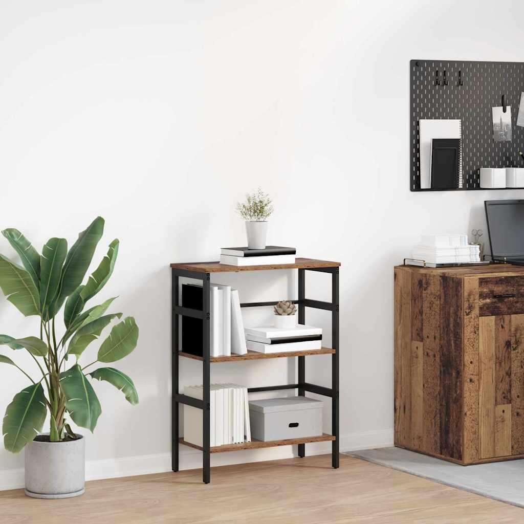 Bogreol Gammelt træ 60 x 29,5 x 81 cm Konstrueret træ billede