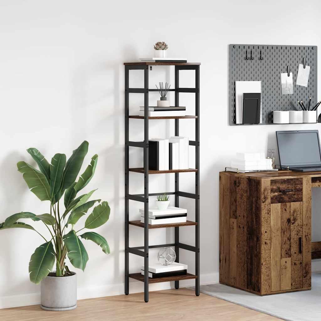 Bogreol Gammelt træ 40 x 29,5 x 149 cm Konstrueret træ billede