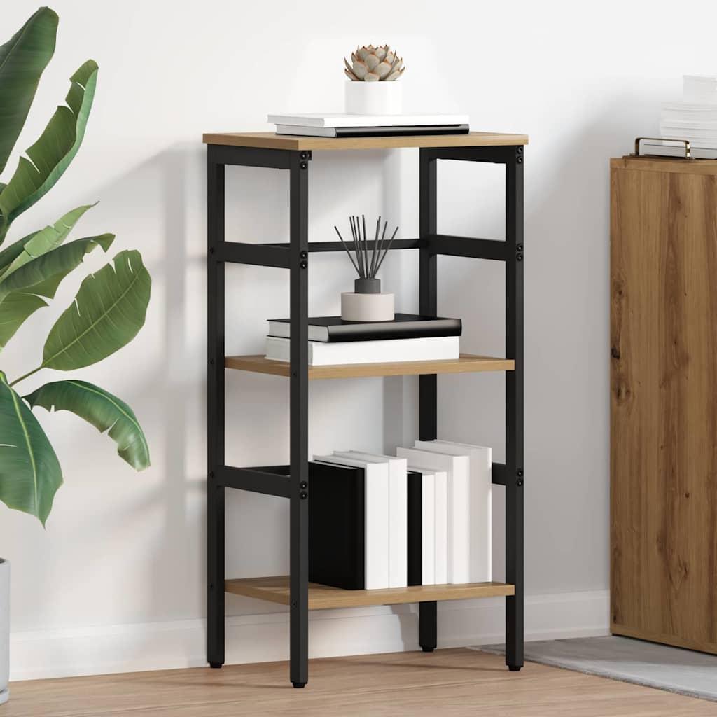 Bogreol Artisan Egetræ 40 x 29,5 x 81 cm Konstrueret træ billede