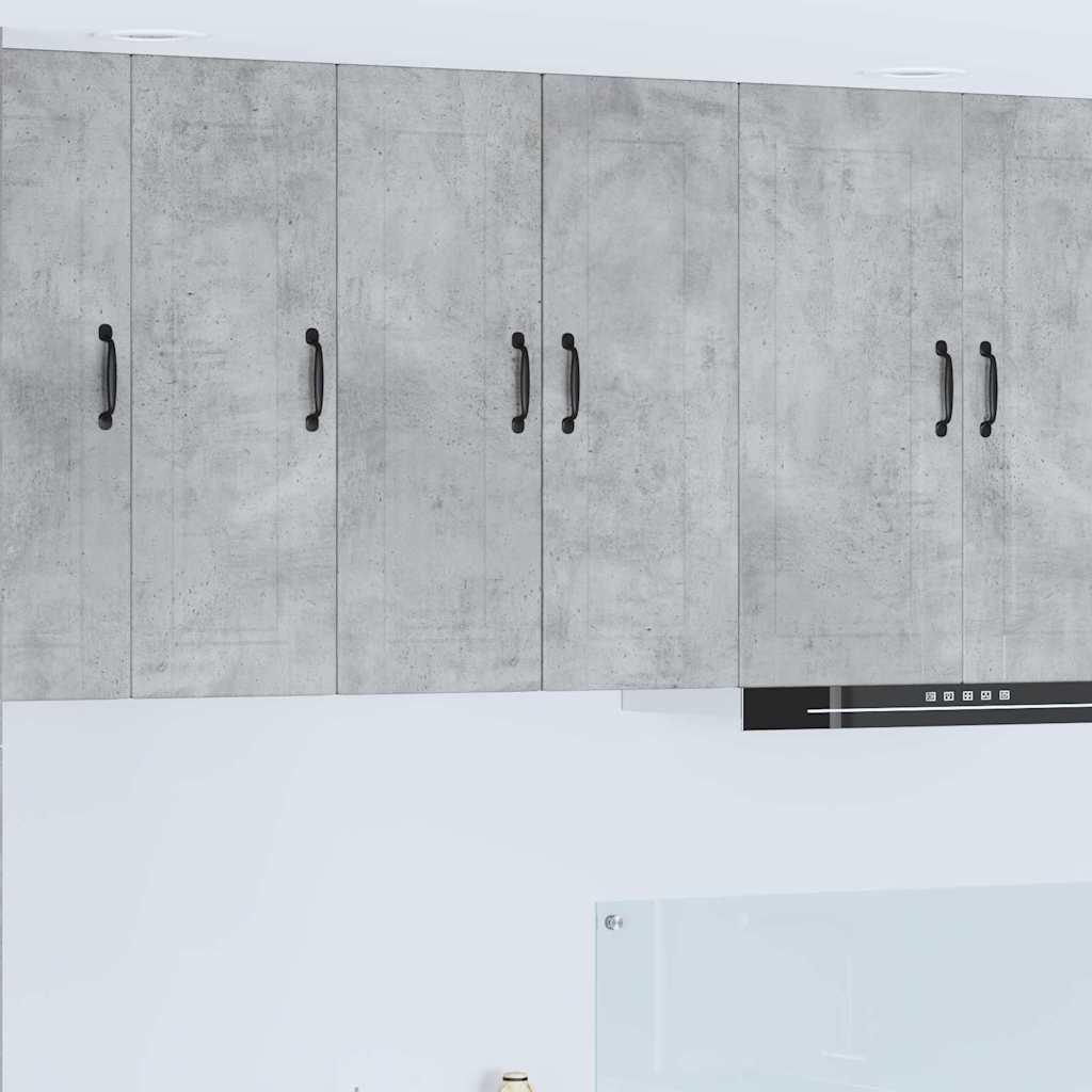 Vægskab til køkken Beton Grå 30 x 31 x 80 cm Konstrueret træ billede