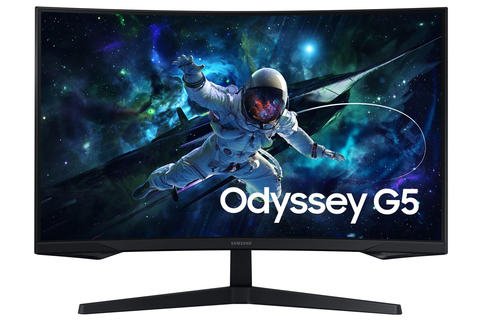 Gaming skærm Samsung Odyssey G5 32" QHD 165 Hz (sort) billede