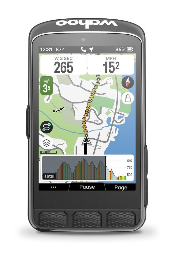 Cykelcomputer Wahoo ELEMNT ACE - GPS, touchscreen, Wi‑Fi