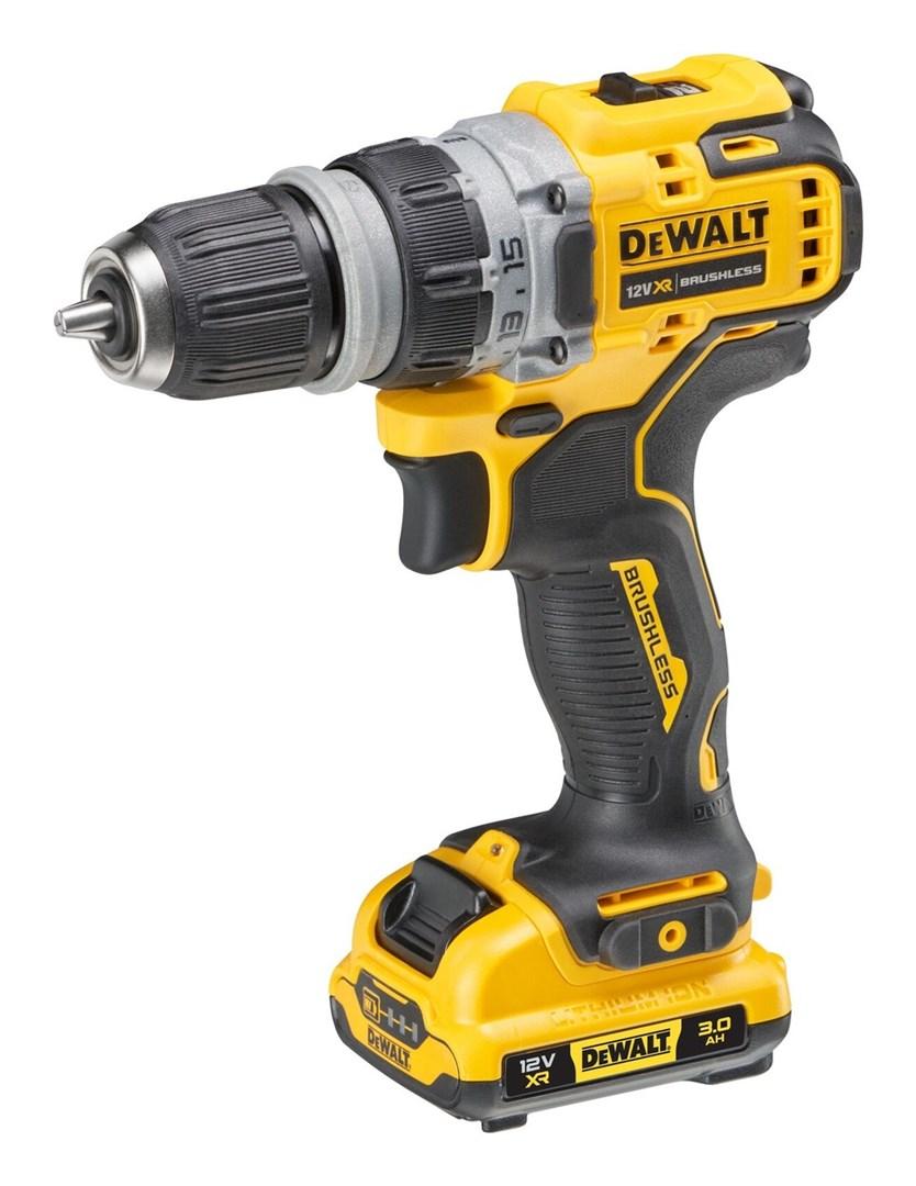Boremaskine 12V DeWALT DCD703L2T-QW - børsteløs, 1.500 o/min