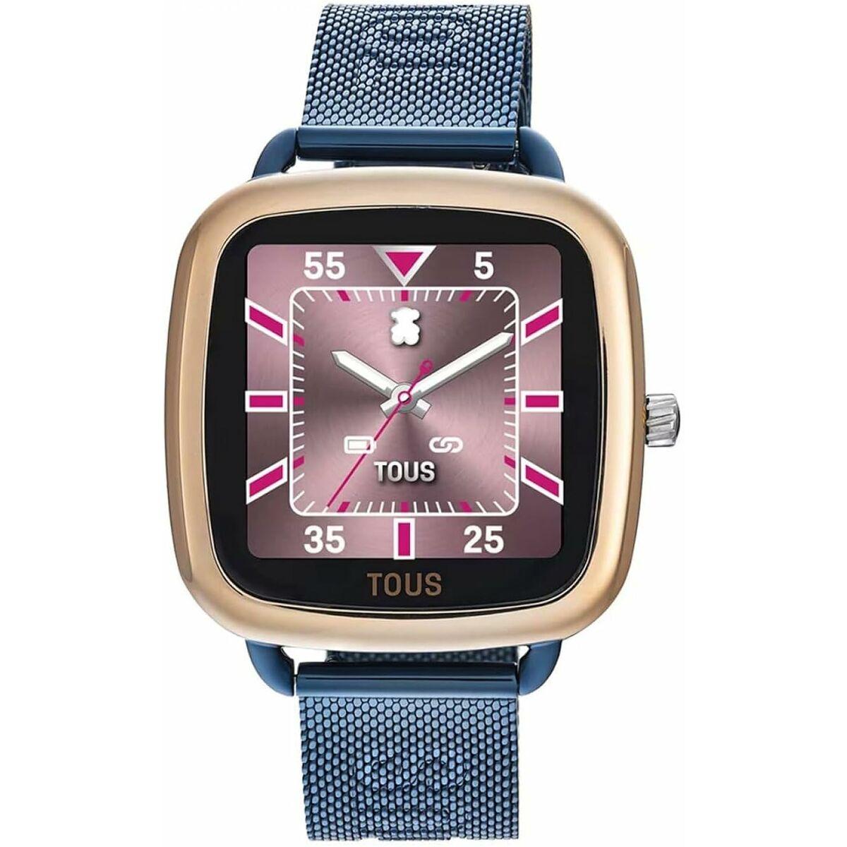 Tous Dameur 300358086 - firkantet blå armbåndsur billede