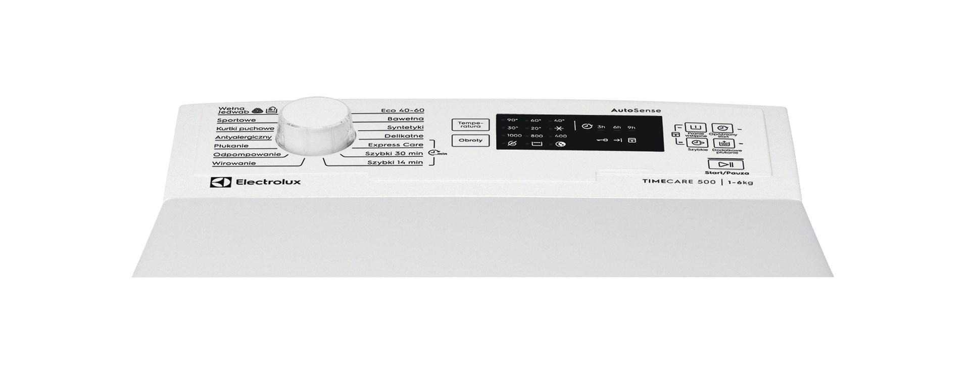Vaskemaskine topbetjent Electrolux 6 kg 1000 o/min hvid billede
