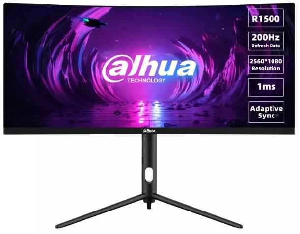 Gaming skærm Dahua Technology LM30-E330CA 30" kurvet UltraWide FHD 200 Hz billede