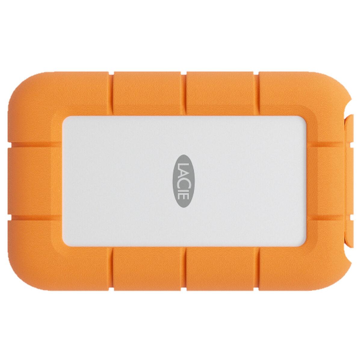 Ekstern harddisk LaCie Rugged STND1000400 1 TB USB-C (grå/orange) billede