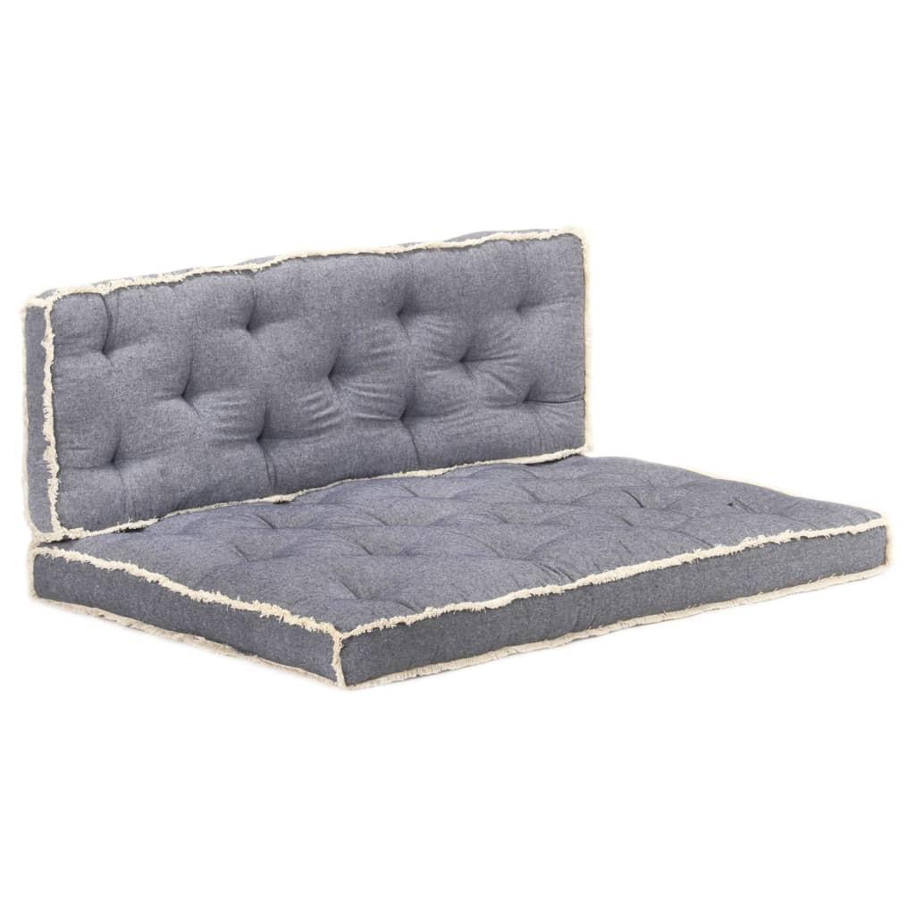 Hyndesæt til pallesofa 2 dele blå