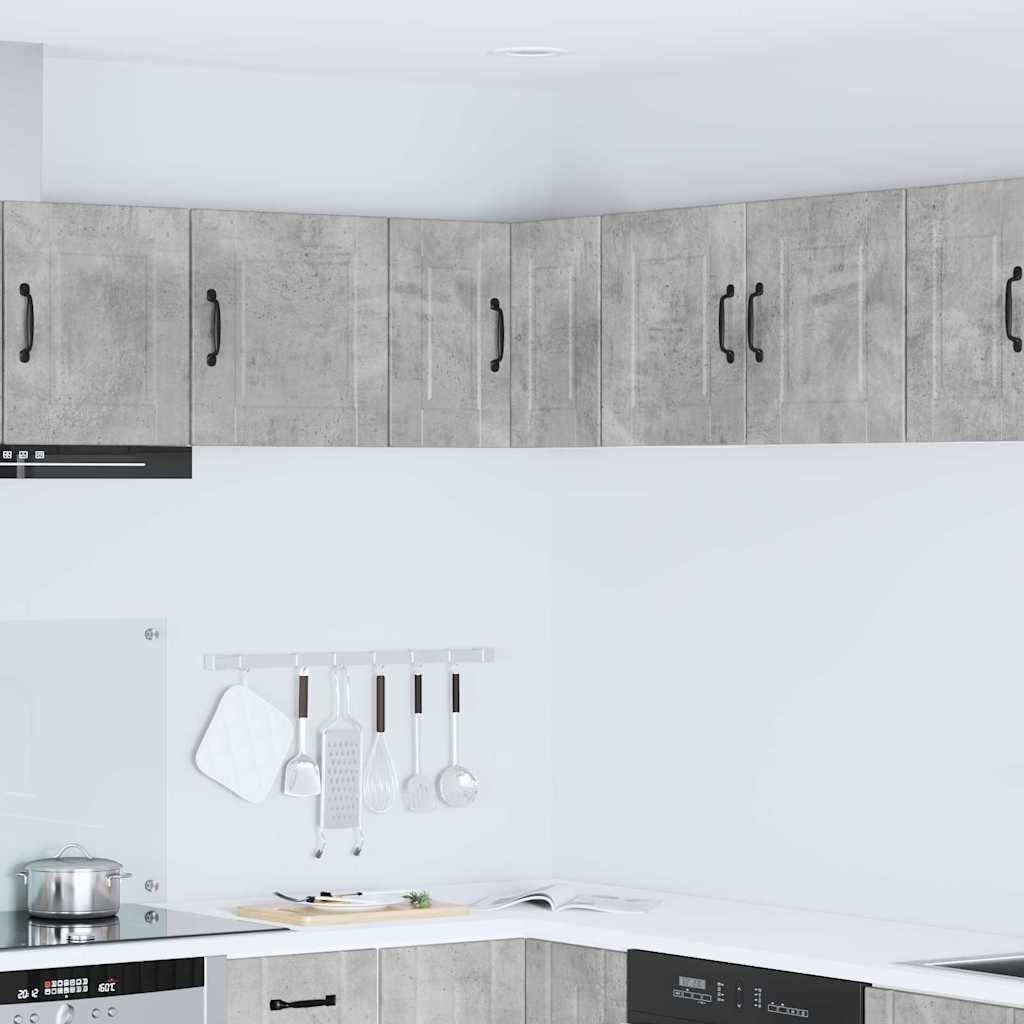 Vægskab til køkken Beton Grå 57 x 57 x 40 cm Konstrueret træ billede